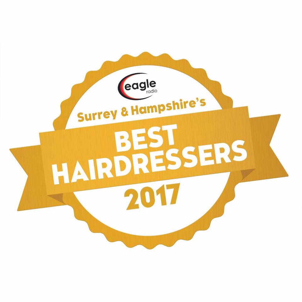 We are WINNERS of ‘Best Hairdresser in Surrey & Hampshire’