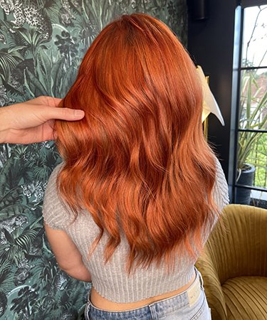 Copper Highlights Top Surrey Hair Salon