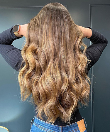 Deluxe Balayage hair colour surrey hairdressers