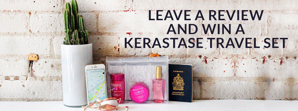 Leave a Review in August and WIN a Kerastase Travel Set
