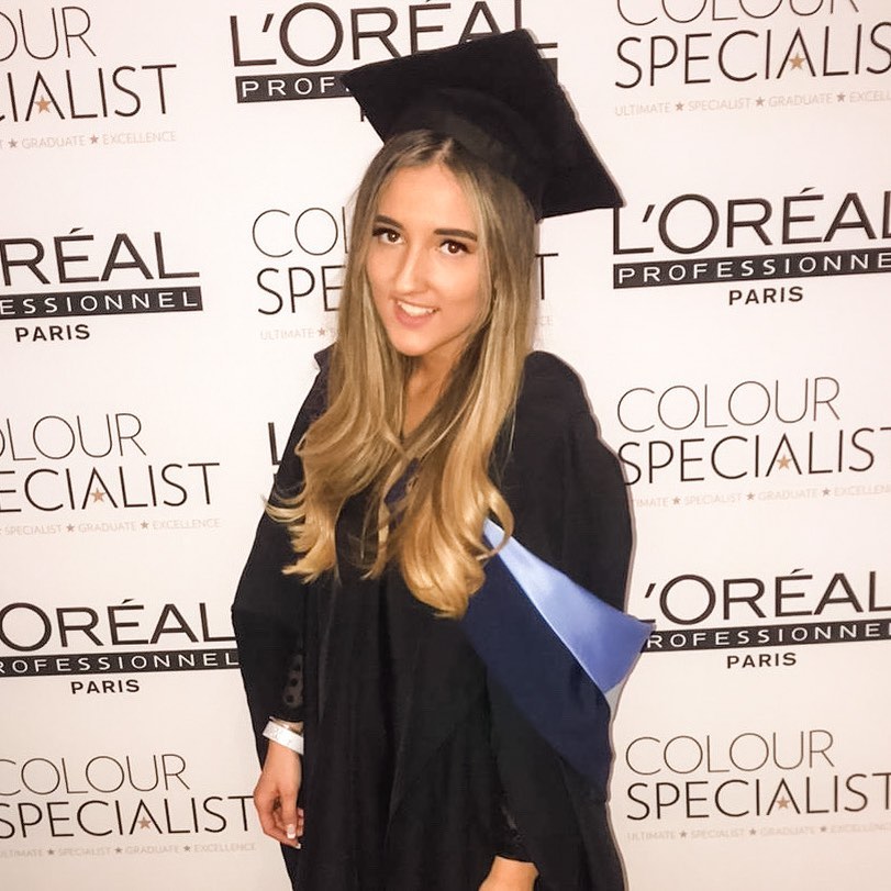 It’s Official! Art Director, Francesca, Completes L’Oreal Colour Specialist Programme