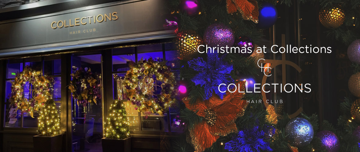 Christmas at Collections Hair Club Christmas at Collections Banner 2025